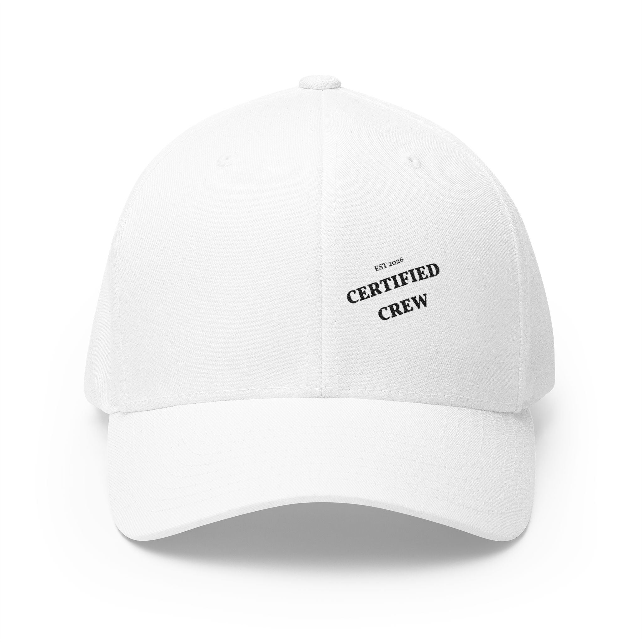 Certified Crew Closed-Back Structured Cap (Embroidery)