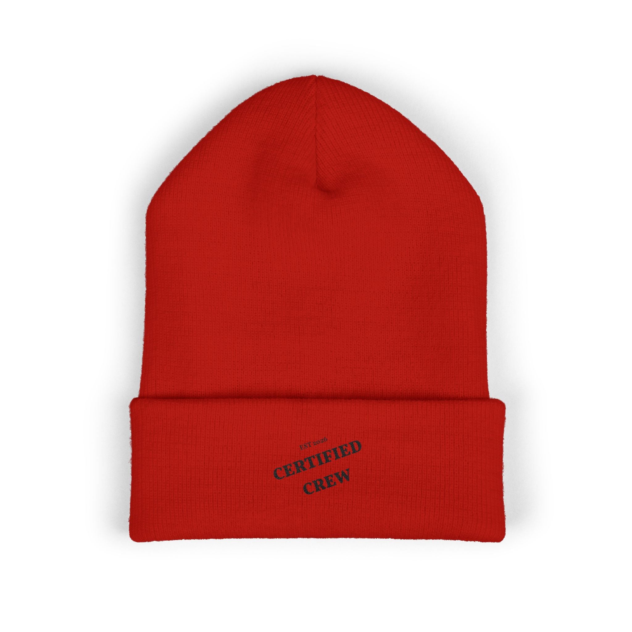 Certified Crew Classic Cuffed Beanie (Embroidery)
