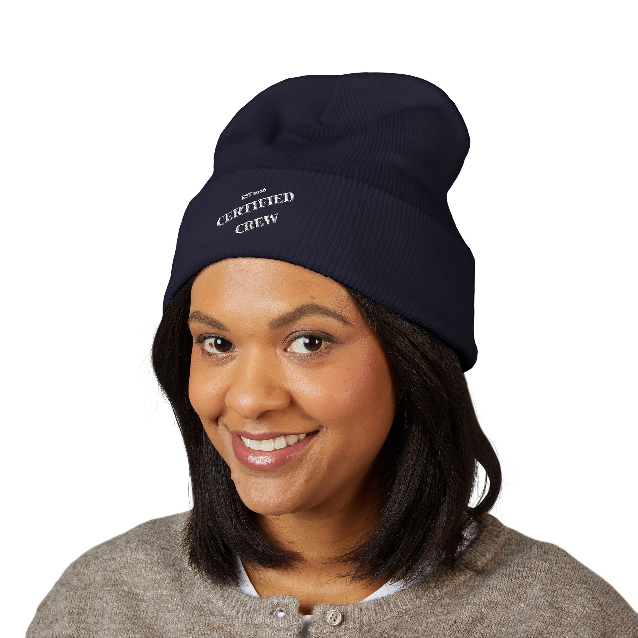 Certified Crew Classic Cuffed Beanie (Embroidery)
