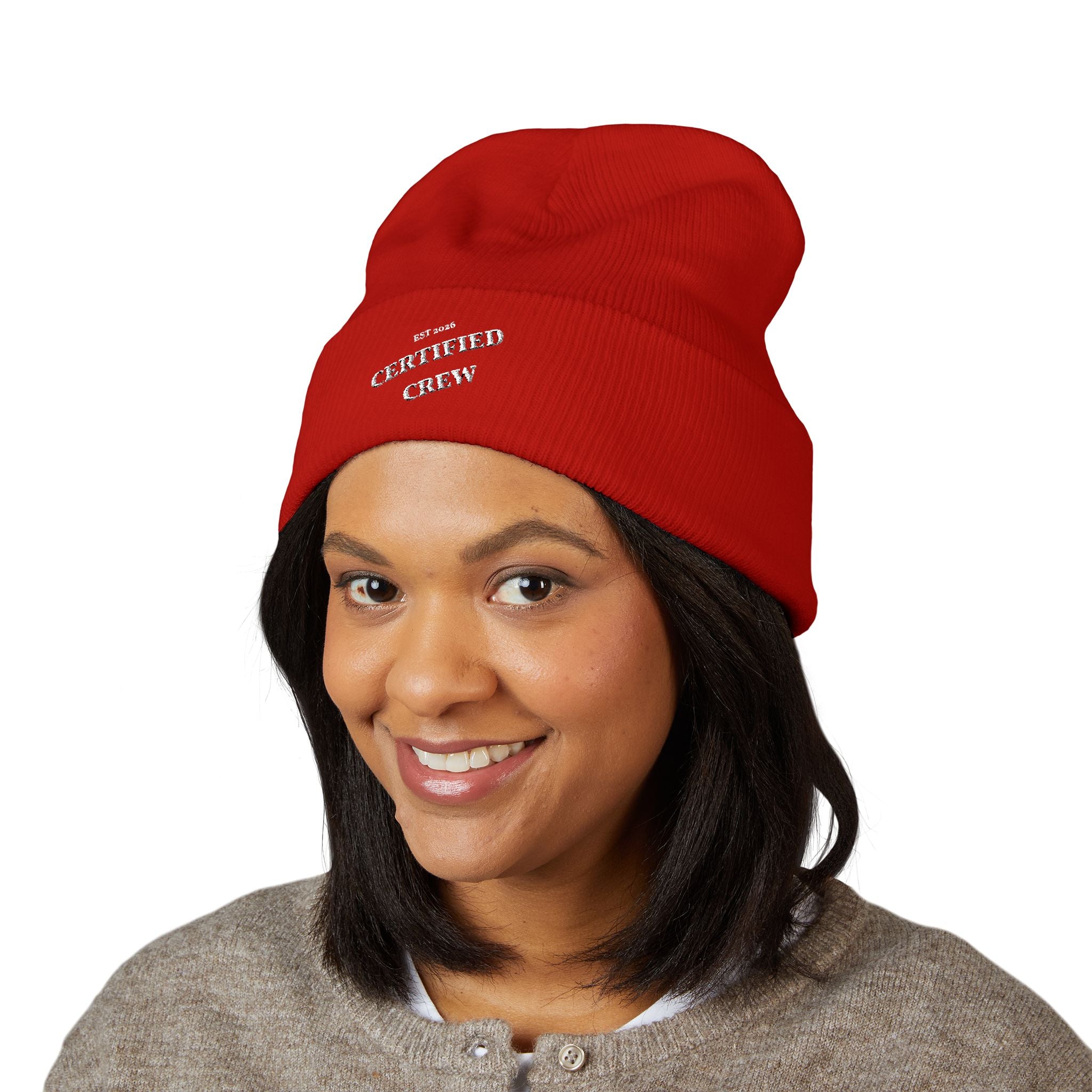 Certified Crew Classic Cuffed Beanie (Embroidery)