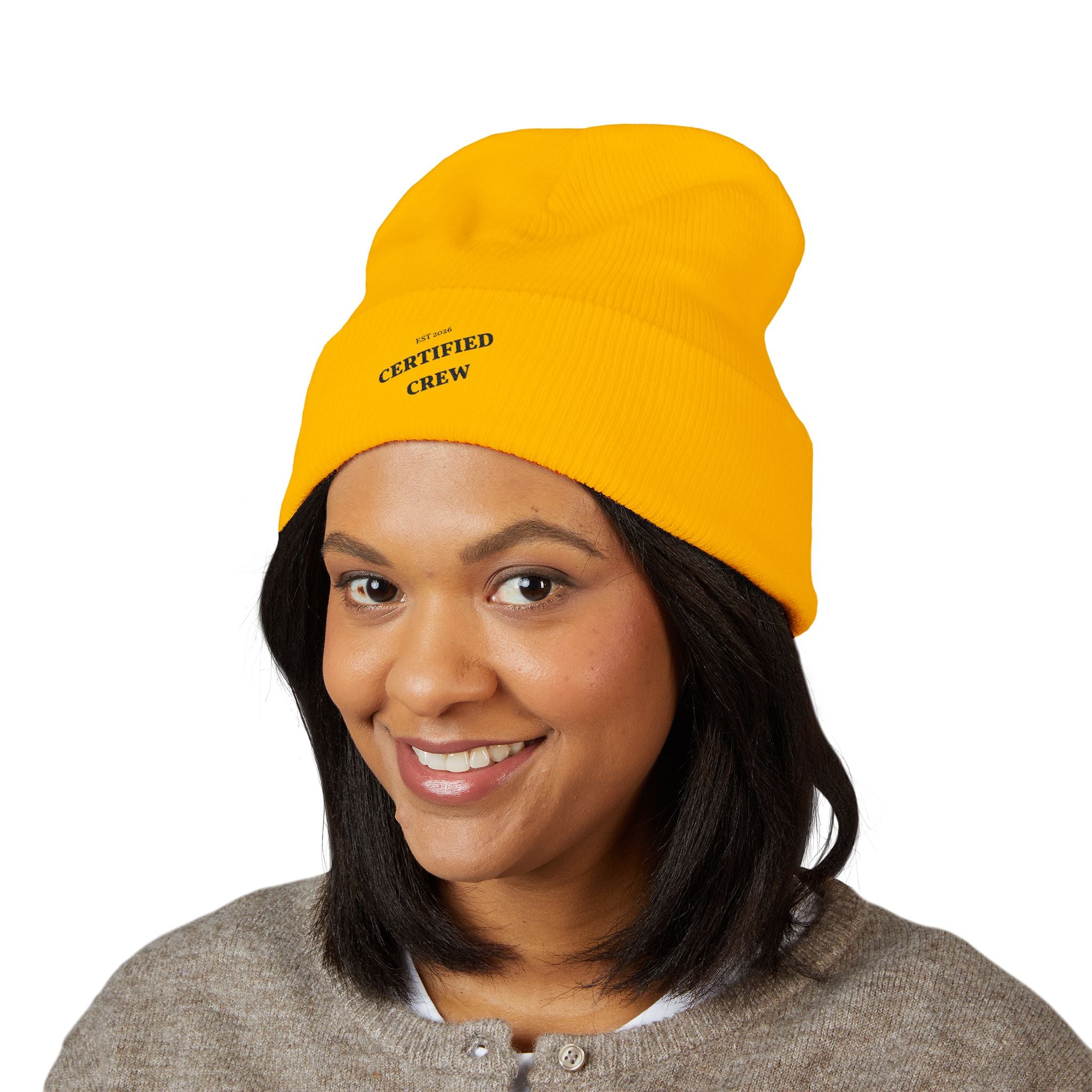 Certified Crew Classic Cuffed Beanie (Embroidery)
