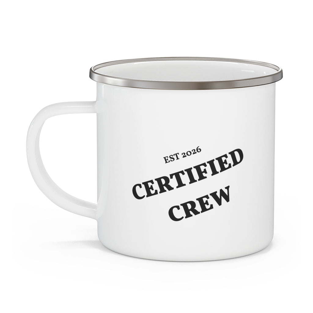 Certified Crew Enamel Camping Mug