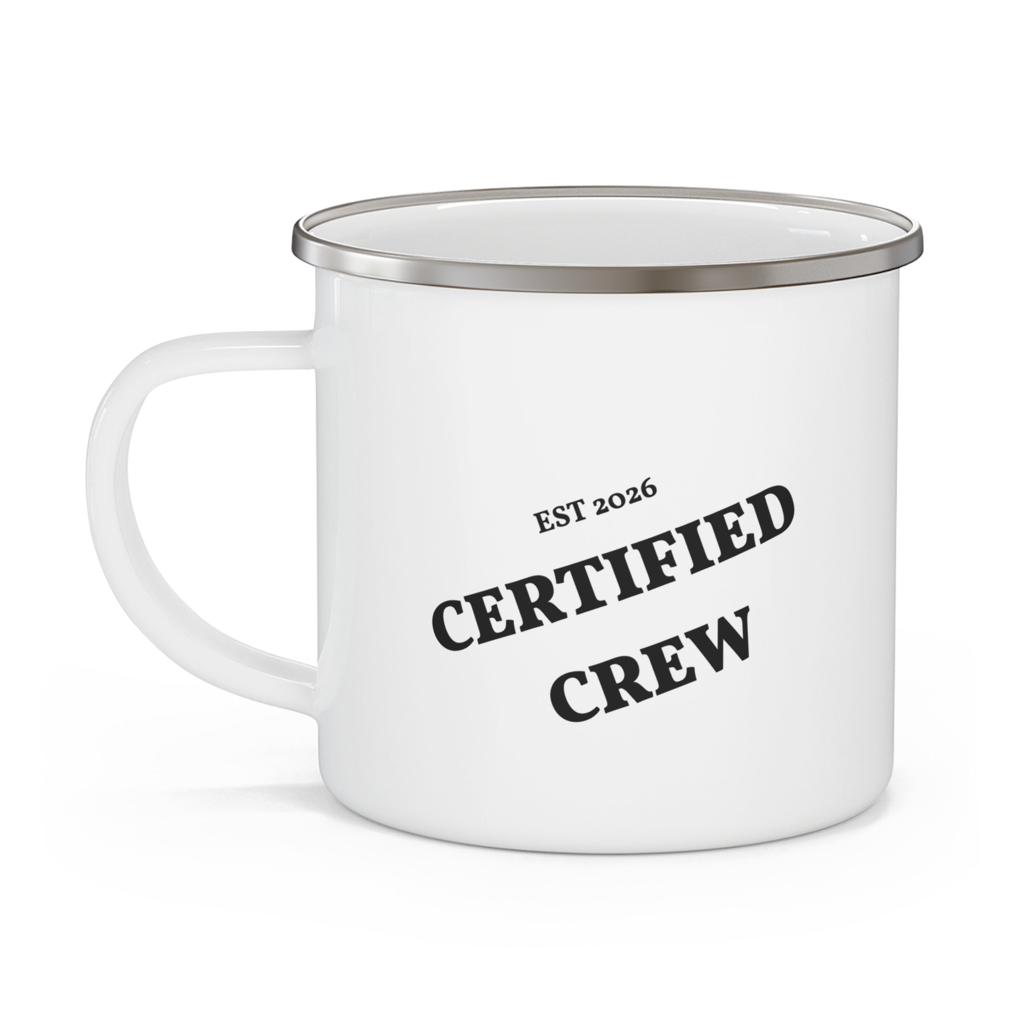 Certified Crew Enamel Camping Mug