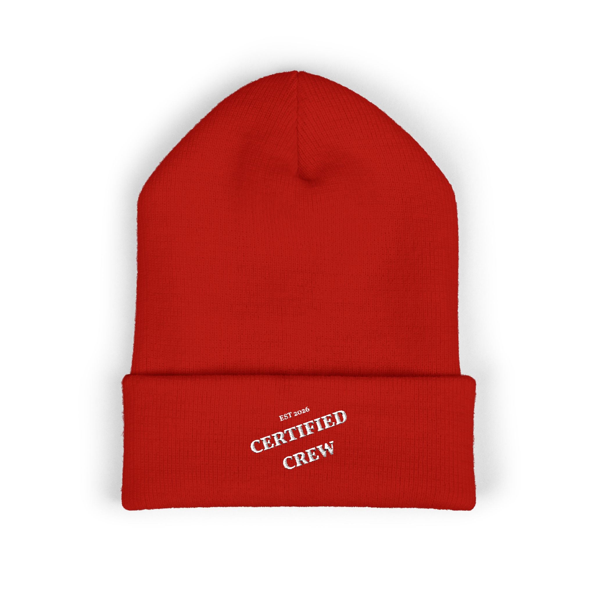Certified Crew Classic Cuffed Beanie (Embroidery)