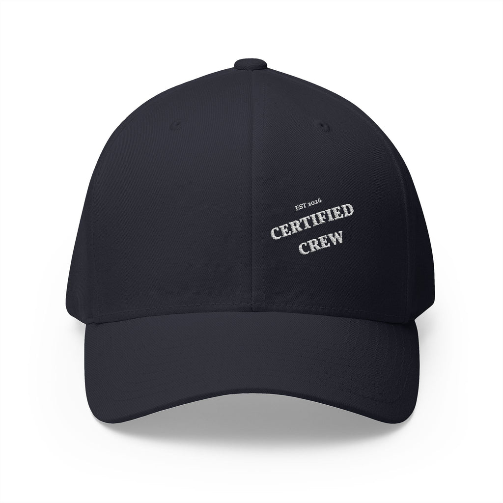 Certified Crew Closed-Back Structured Cap (Embroidery)