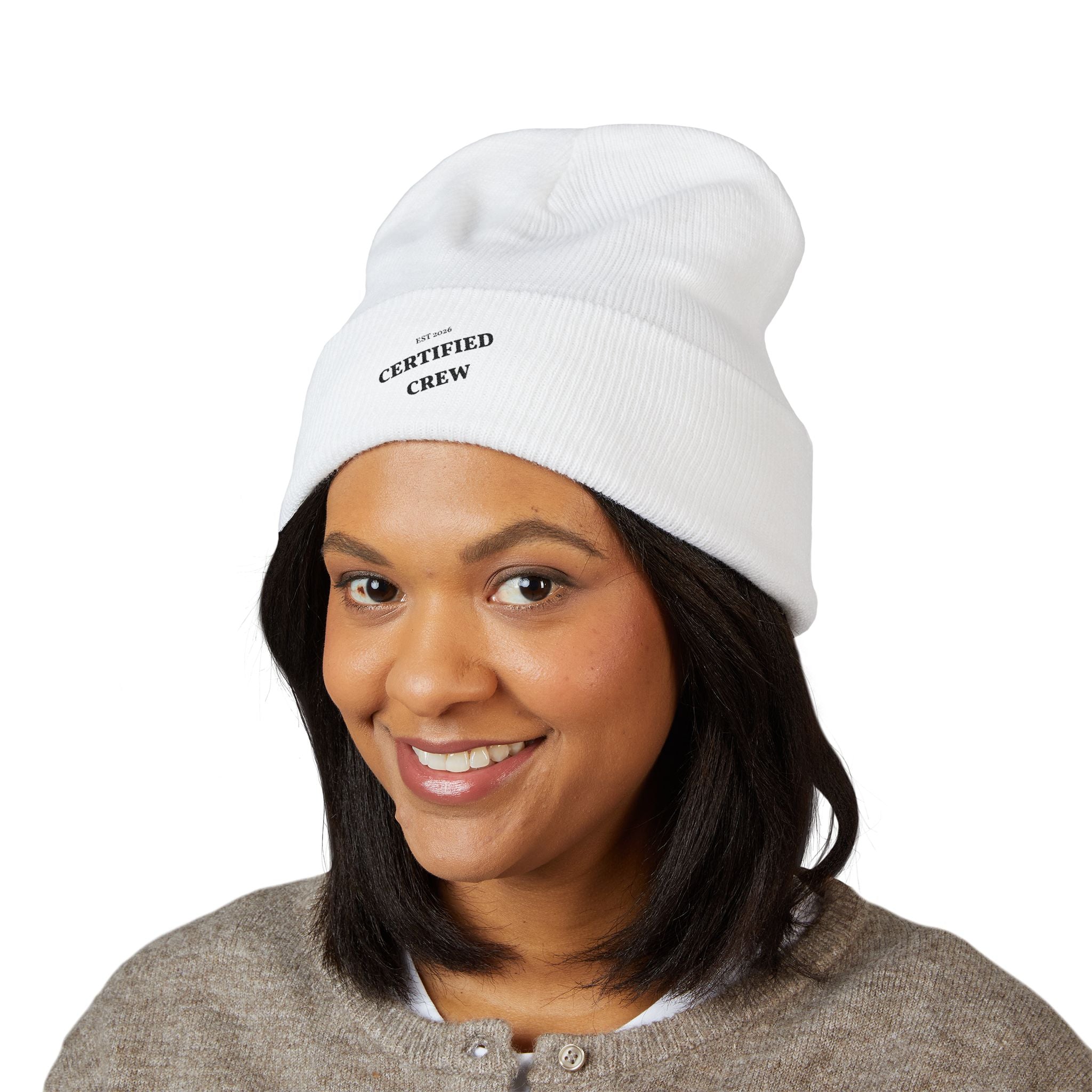 Certified Crew Classic Cuffed Beanie (Embroidery)