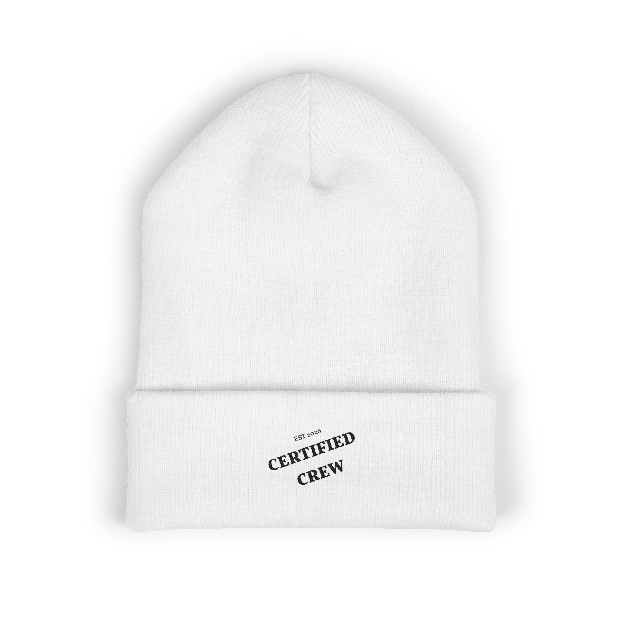 Certified Crew Classic Cuffed Beanie (Embroidery)