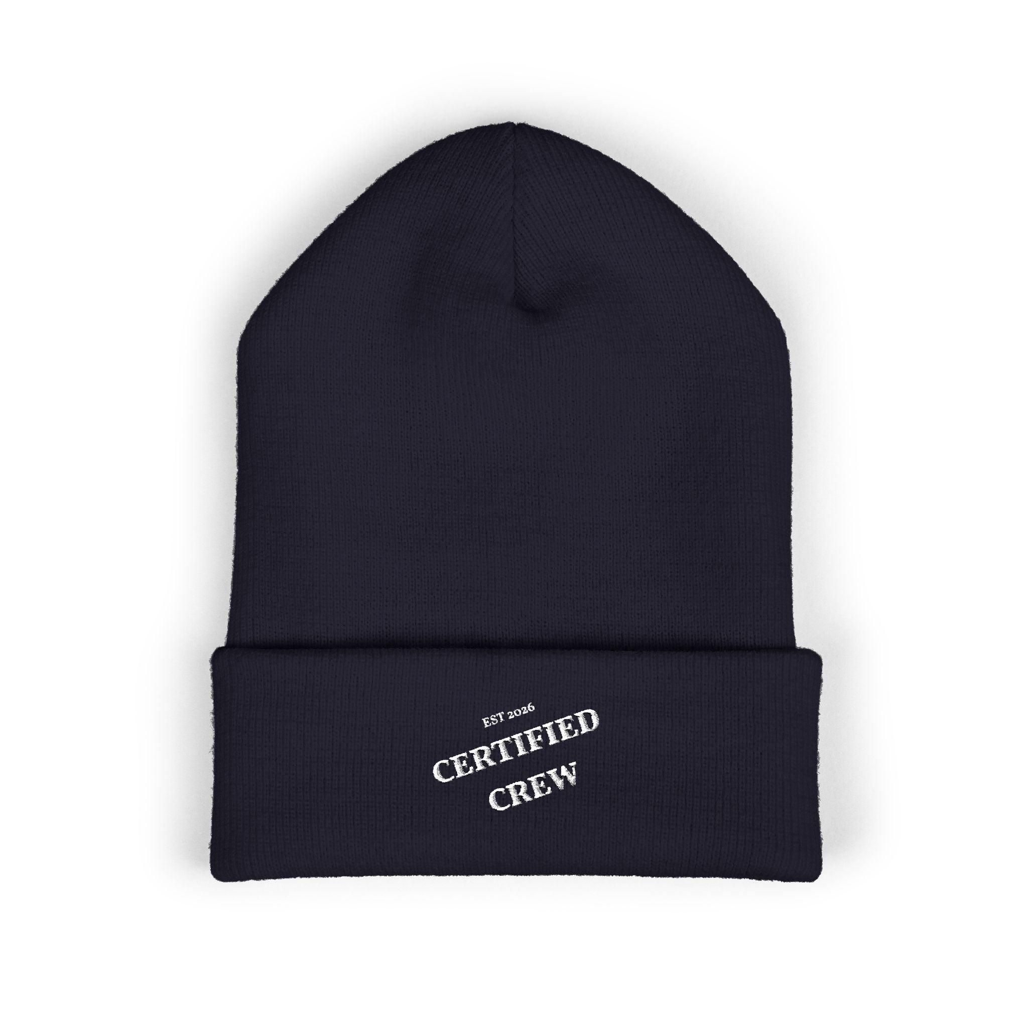 Certified Crew Classic Cuffed Beanie (Embroidery)