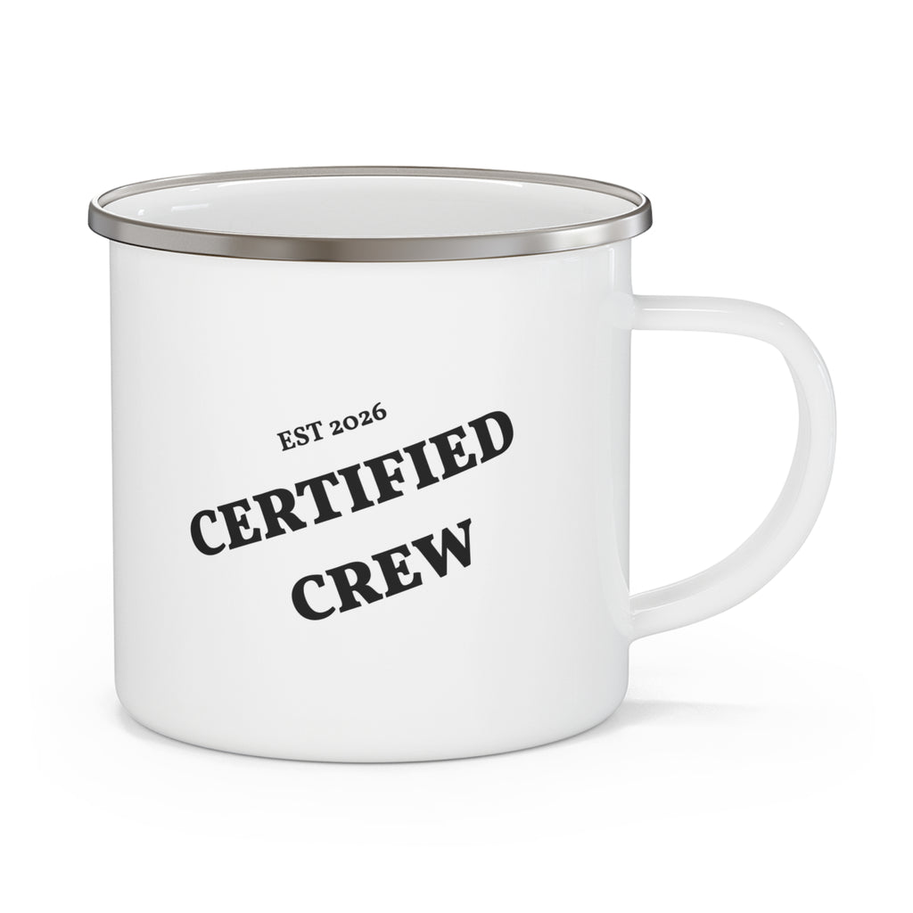 Certified Crew Enamel Camping Mug