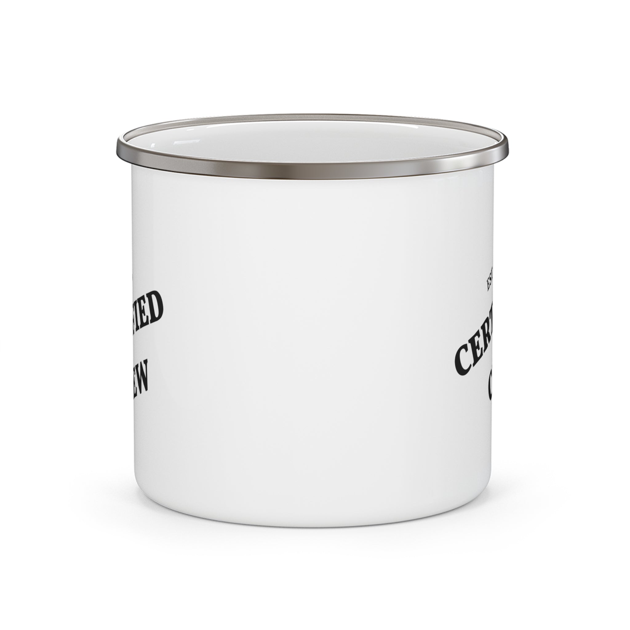Certified Crew Enamel Camping Mug