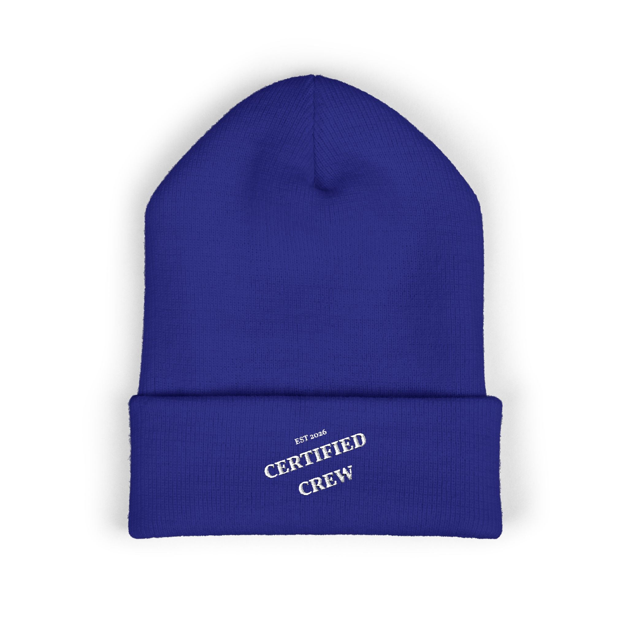 Certified Crew Classic Cuffed Beanie (Embroidery)