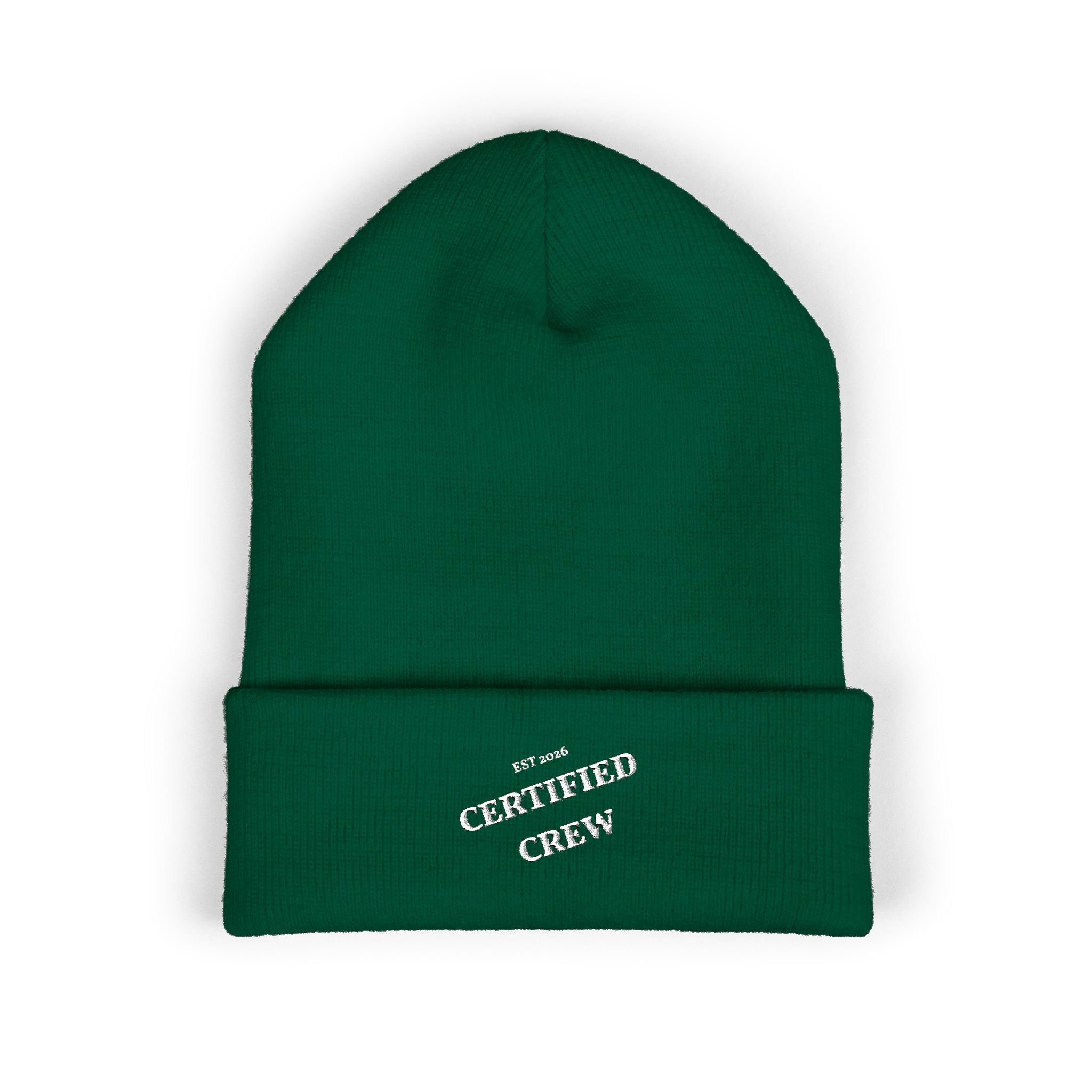 Certified Crew Classic Cuffed Beanie (Embroidery)