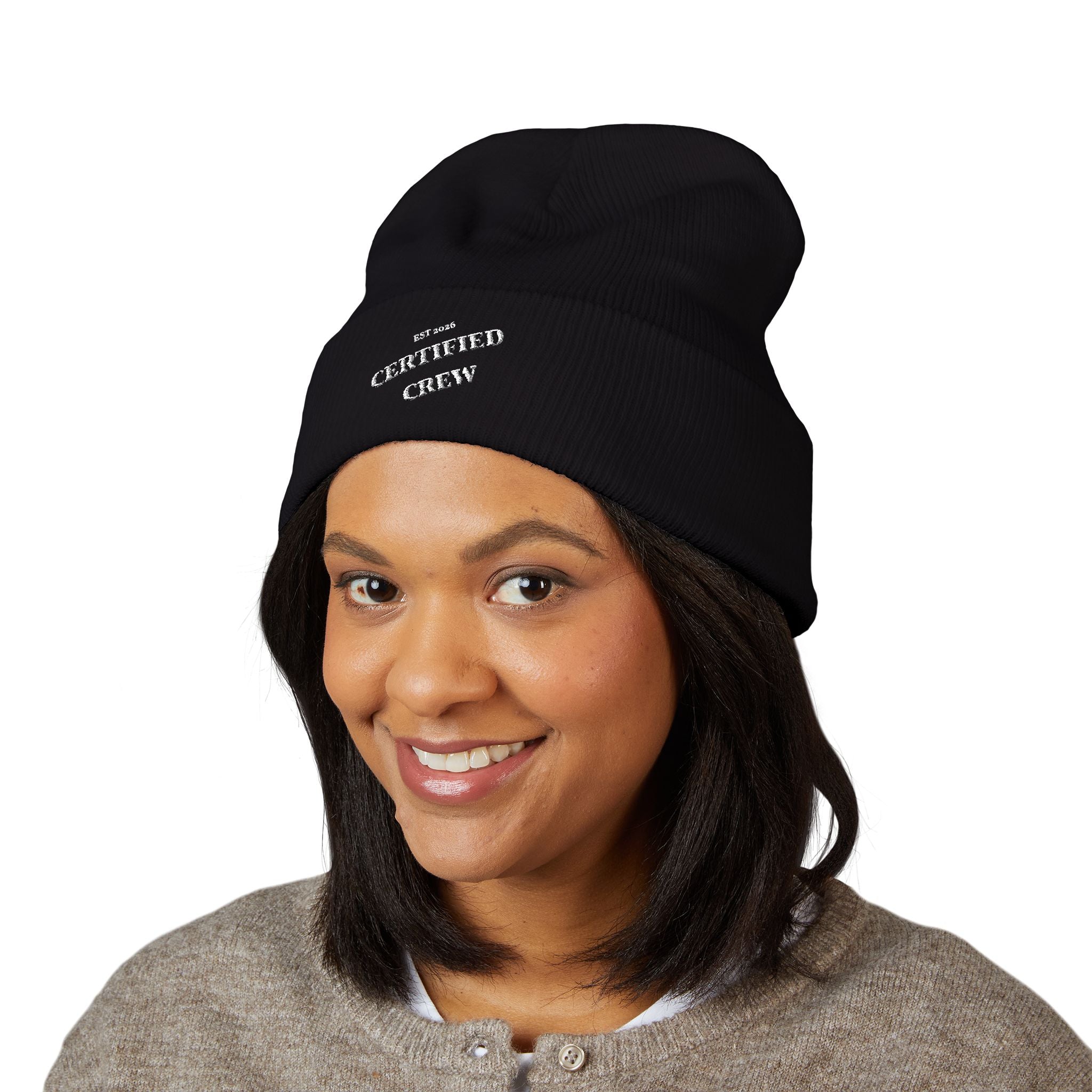 Certified Crew Classic Cuffed Beanie (Embroidery)