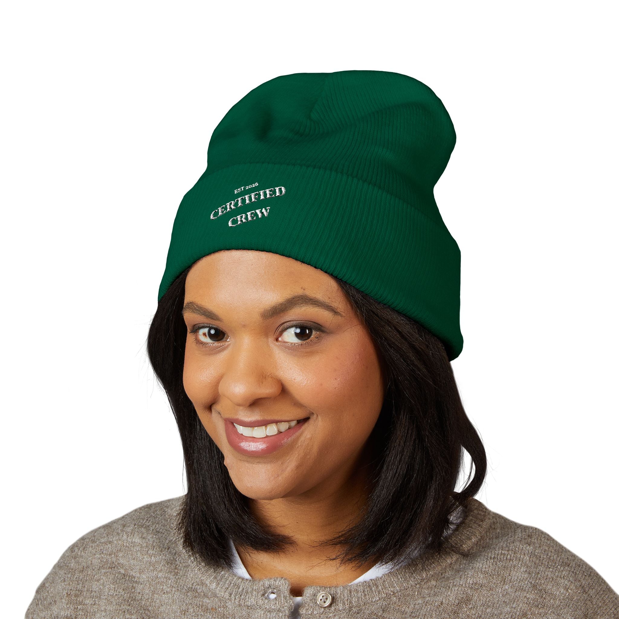 Certified Crew Classic Cuffed Beanie (Embroidery)