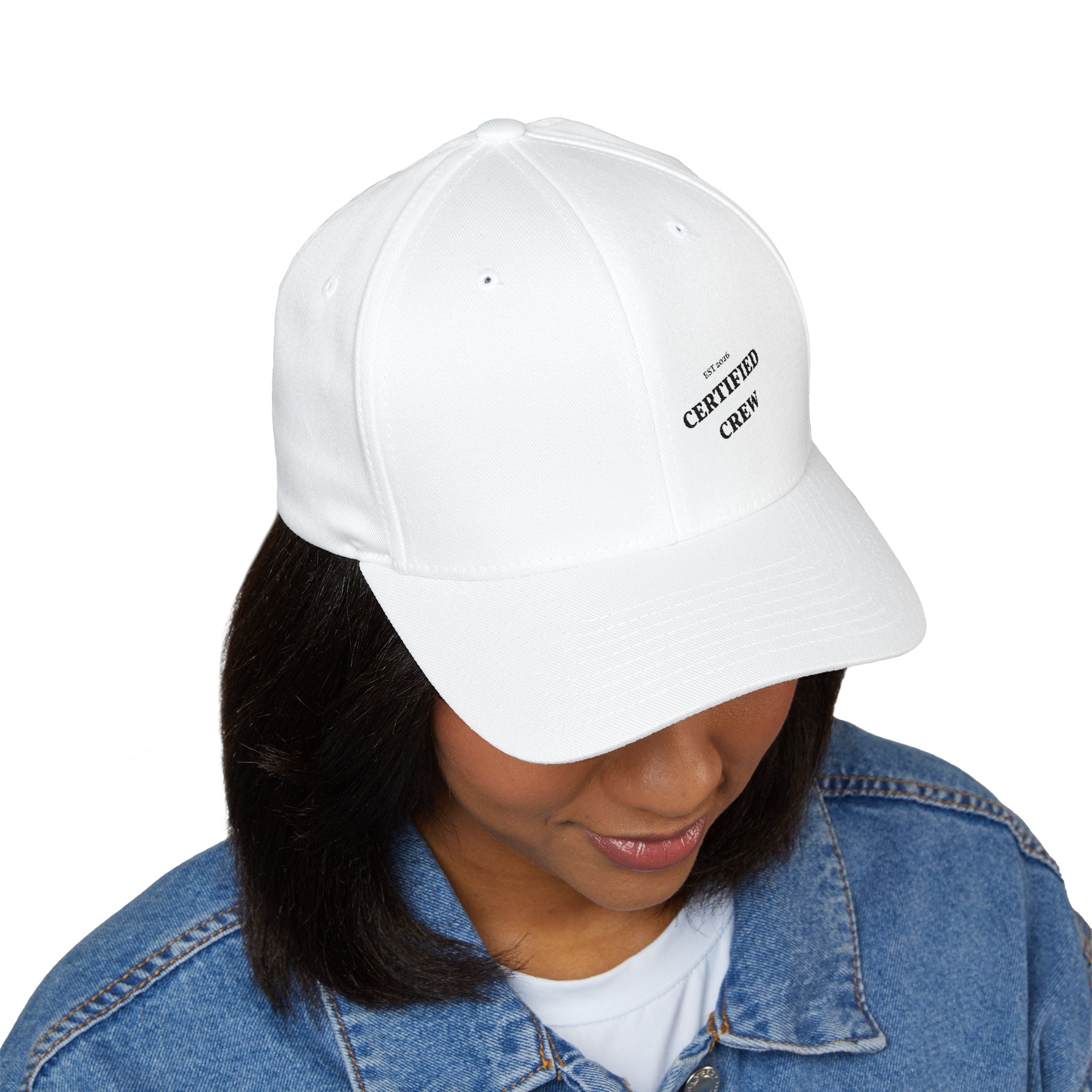 Certified Crew Closed-Back Structured Cap (Embroidery)
