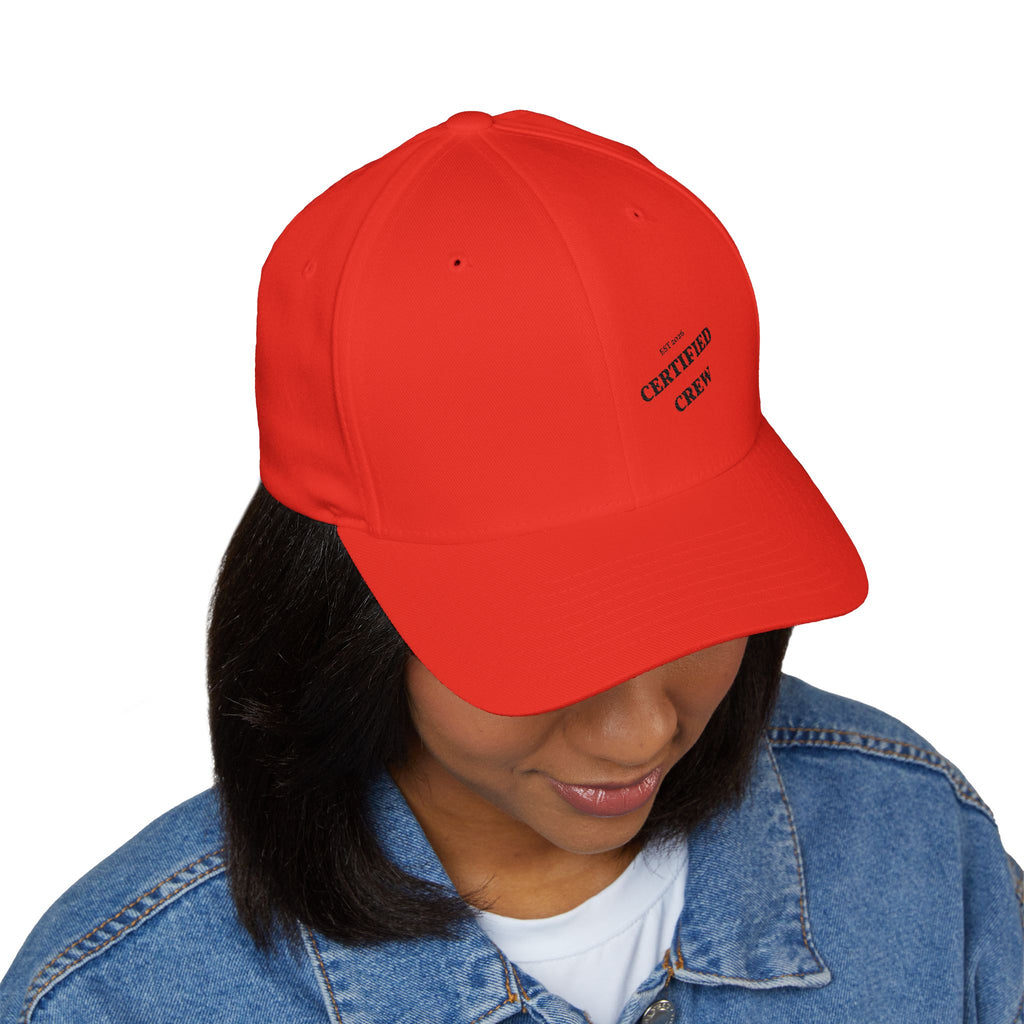 Certified Crew Closed-Back Structured Cap (Embroidery)