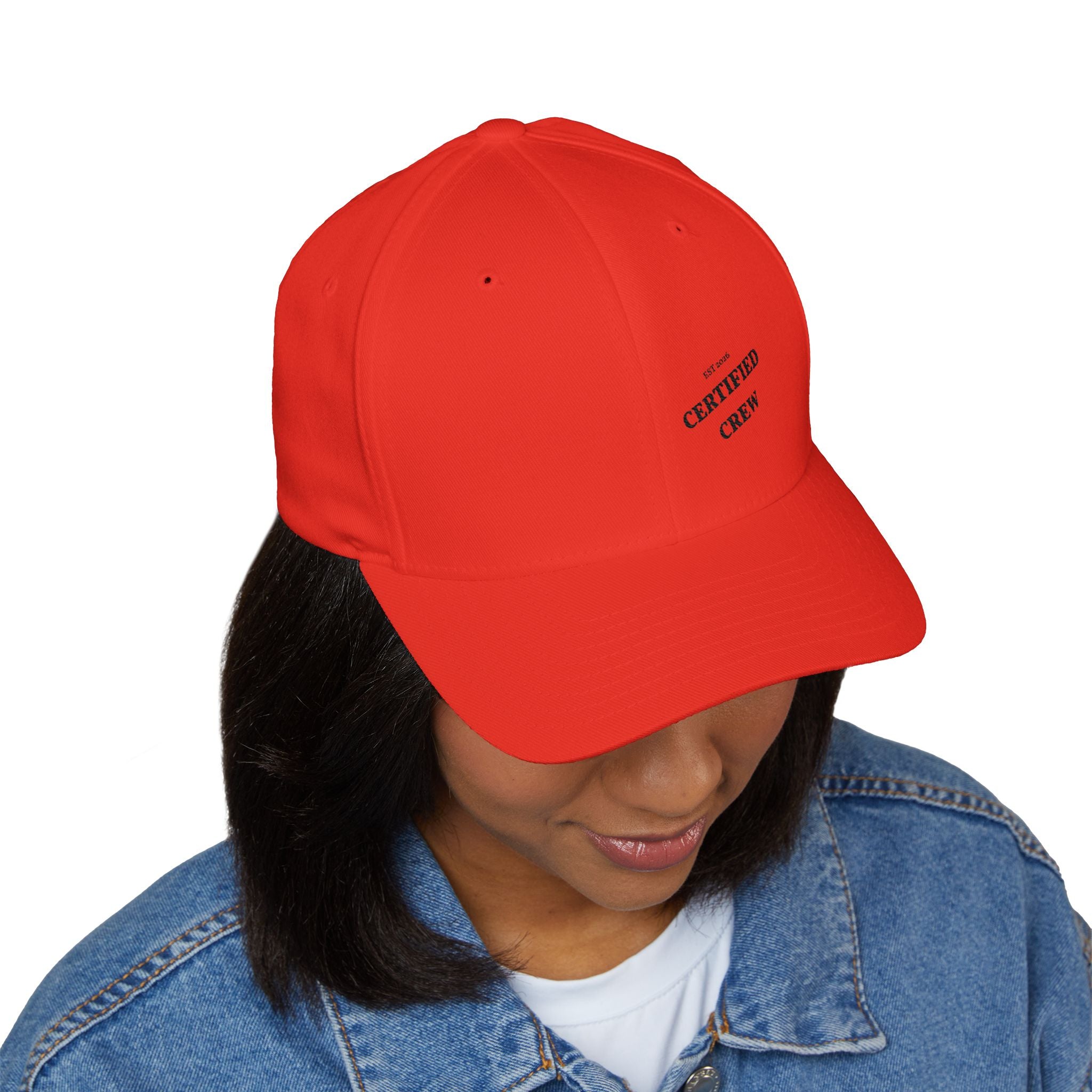 Certified Crew Closed-Back Structured Cap (Embroidery)