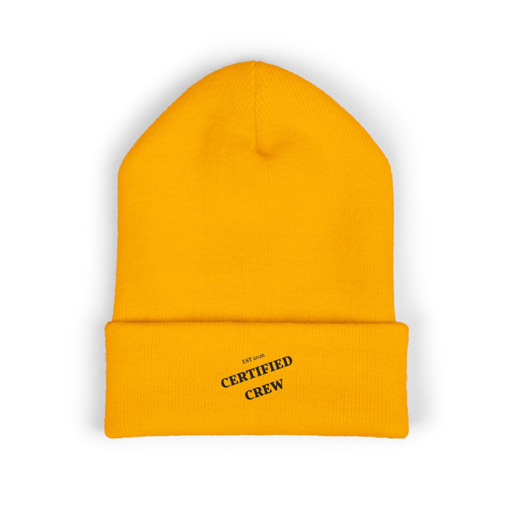 Certified Crew Classic Cuffed Beanie (Embroidery)