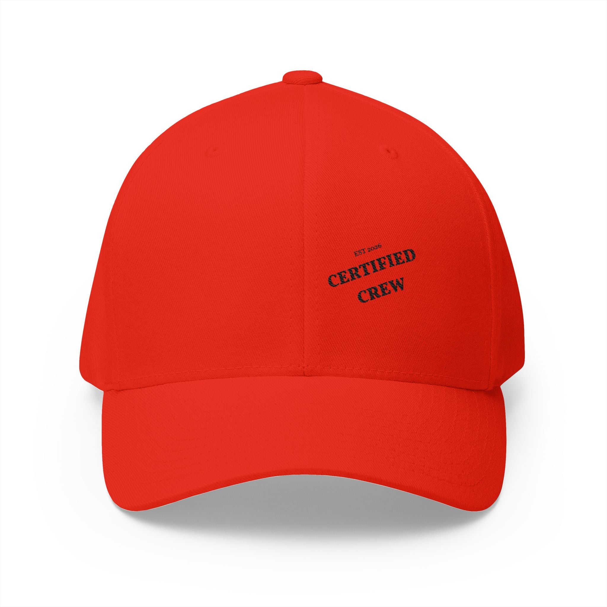 Certified Crew Closed-Back Structured Cap (Embroidery)