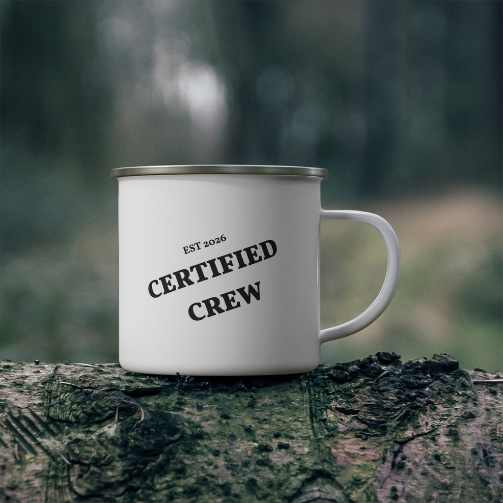 Certified Crew Enamel Camping Mug