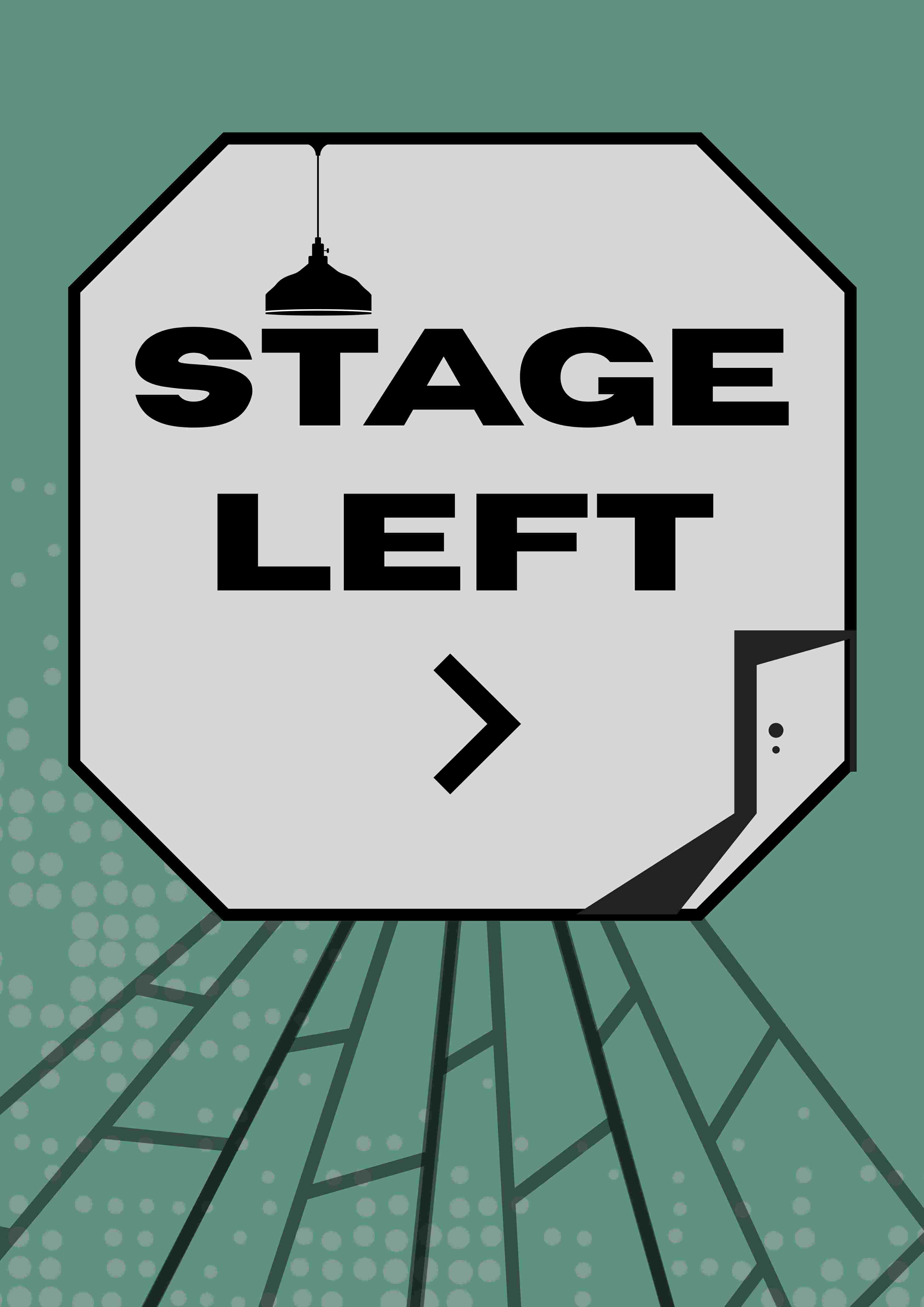 Stage humour_ Digital Stage left poster